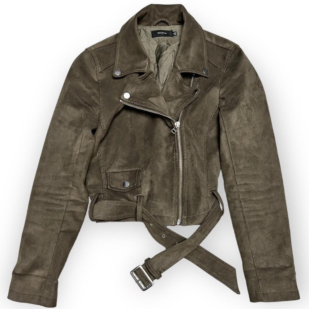 Talula Aritzia | Cropped Blazer Jacket With Belt